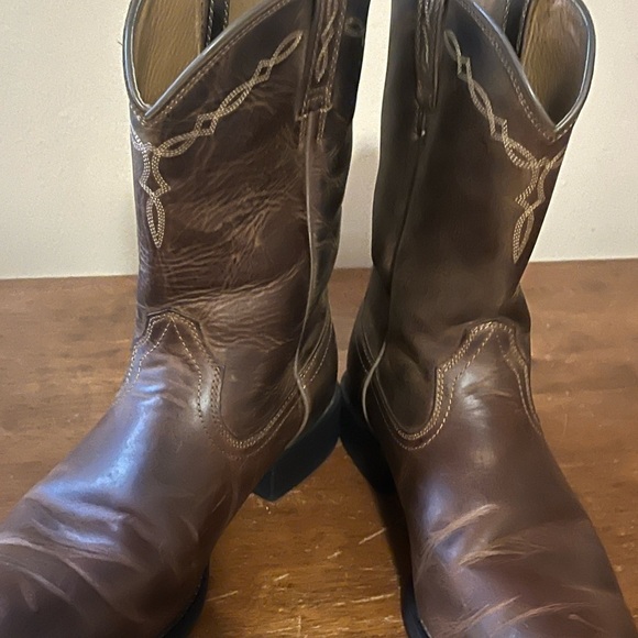 Ariat Leather Brown Boots Sz 10EE main image 13